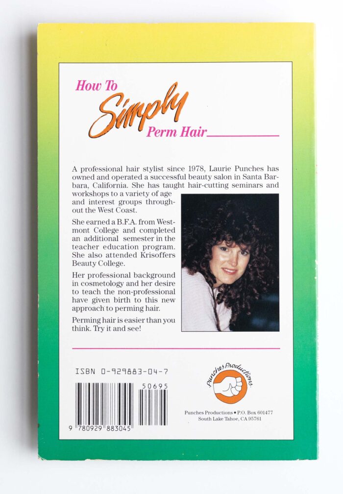 How to Simply Perm Hair Book Back.