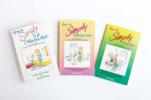 How to Simply cut, highlight, perm children's hair book bundle.