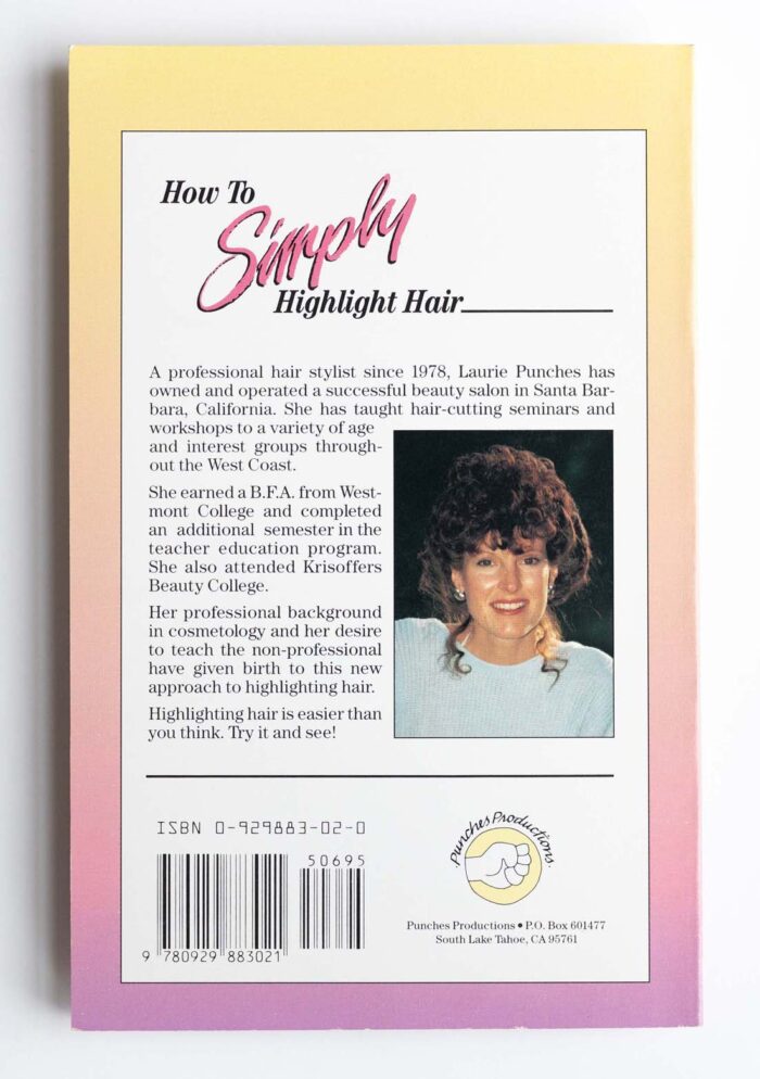 How to Simply Highlight Hair Book Back.