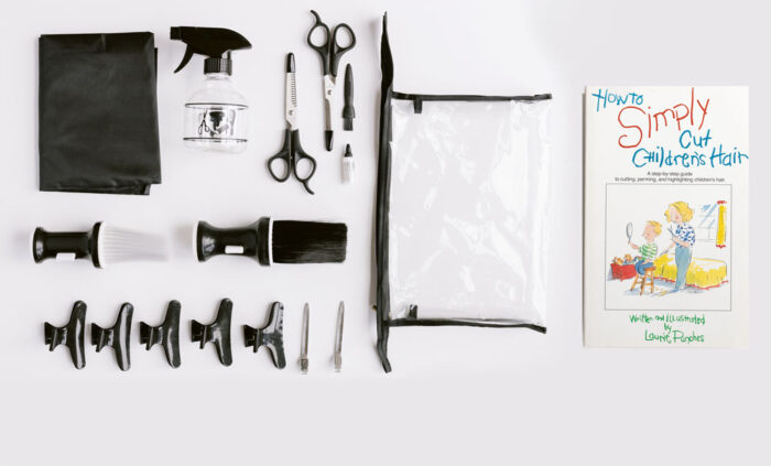 How to Simply Cut Children's Hair Kit for Girls with Book